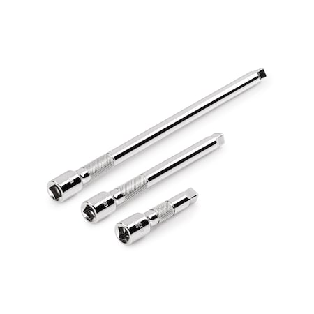 Tekton 3/8 Inch Drive Wobble Extension Set, 3-Piece (3, 6, 10 in.) SHA91014